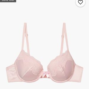 Savage X Fenty Satin and Lace Push up Bra